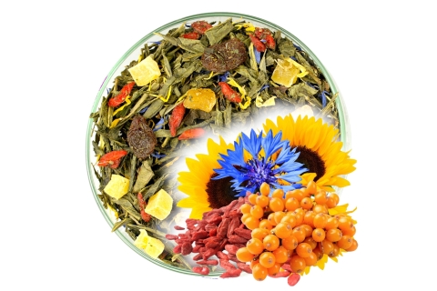 Herbata Zielona CZERWONY DIAMENT Wyjątkowa Kompozycja Smaków !